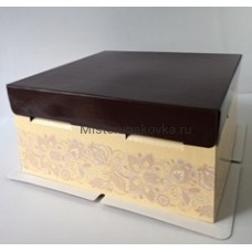 Коробка для торта 420х420х200 мм, Сказка