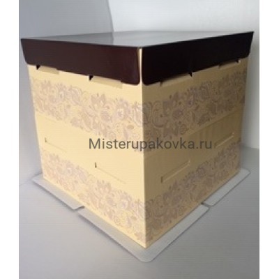 Коробка для торта 420х420х400 мм, Сказка