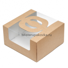 Коробка для торта 230х220х120 мм, крафт