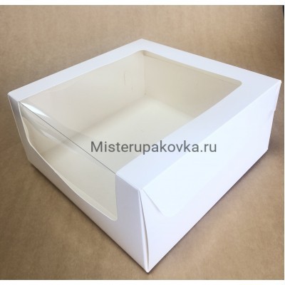 Коробка для торта 235х235х110 мм, белая